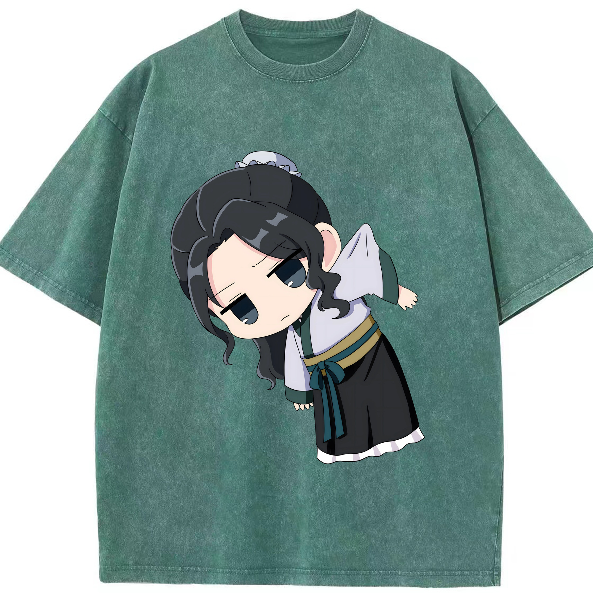（画像用） 薬屋のひとりごと The Apothecary Diaries 綿100% ヴィンテージ風 半袖Tシャツ（フロントプリント）
